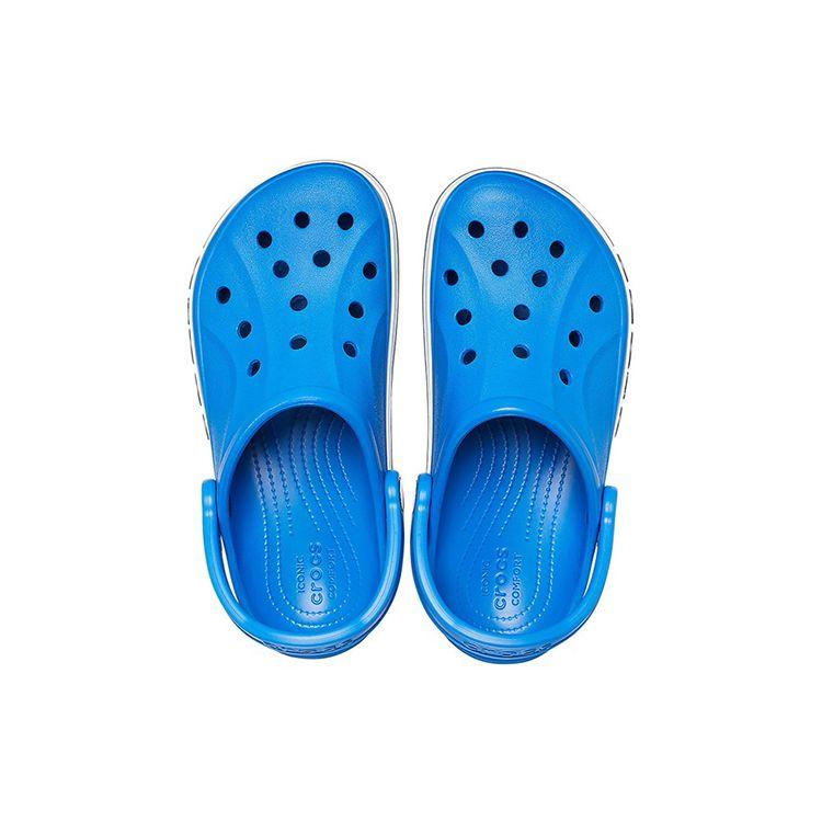 Crocs Bayaband Clog Eva Logo Perforated Clogs Unisex Footwear Blue Gray 205089-4JO