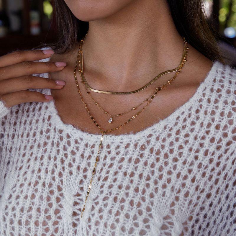 Initial Butterfly Necklace Unisex Personalized 18K Gold Stainless Steel Link Chain Frosted Style Pearl Europe America Style All