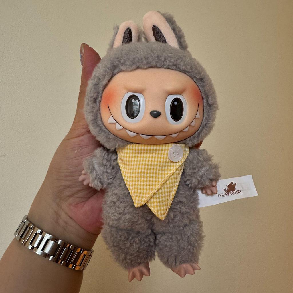 Labubu Doll Pet Bib - Self-deprecating Bear Baby Accessories