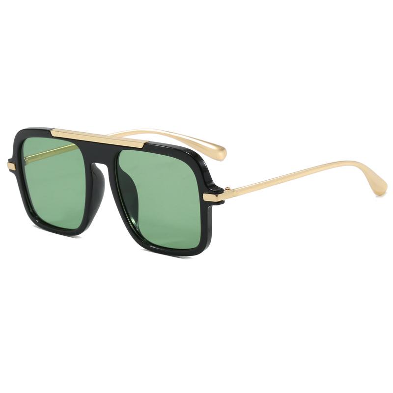 New Trendy Large Square Sunglasses for Women & Men - Fashionable, Versatile, High-End Feel, Sun Protection, Perfect for Cycling