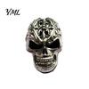 Creative Car Accessories for Drivers Skull Air Vent Clip, Retro Alloy Dashboard Auto Freshener Holder Trim Funny Head Interior Personalized