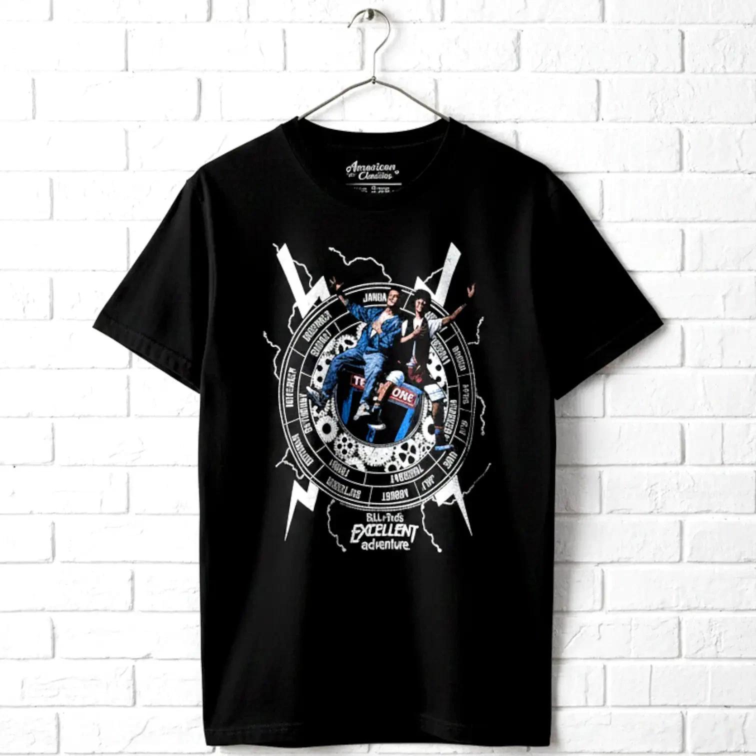 Bill & Ted Chrono Time Travel Men s T Shirt S