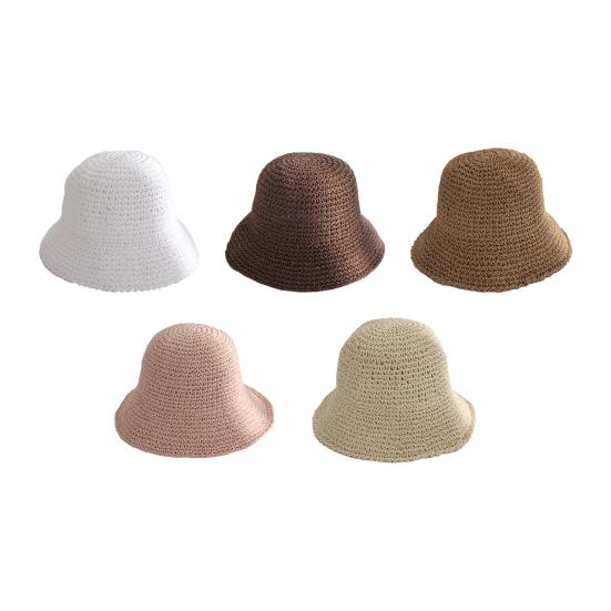 Skládací dámský slaměný klobouk na opalování se širokým okrajem Prodyšný opalovací krém Ideální pro plážové cestování Outdoorové aktivity K dispozici více barev