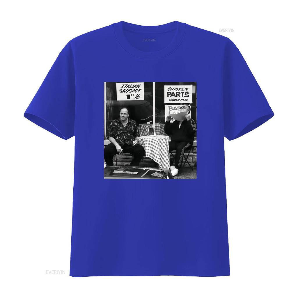 Sopranos Paulie Gualtieri Tony Soprano unisex T shirt size S XL vintage Washed Slightly homme fashion Versatile
