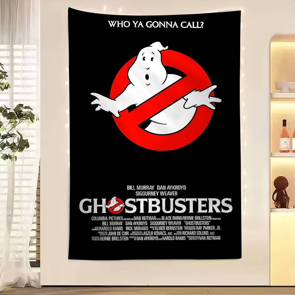 Retro CClassic GGhostbusters Hanging Bohemian Tapestry Bohemian Wall Tapestries Mandala Kawaii Room Decor