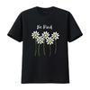 Mens Be Kind Daisy Design T Shirt Black Medium Vintage Washed Slightly Fashion Comfortable Casual Stylish Top For Everyday Wear