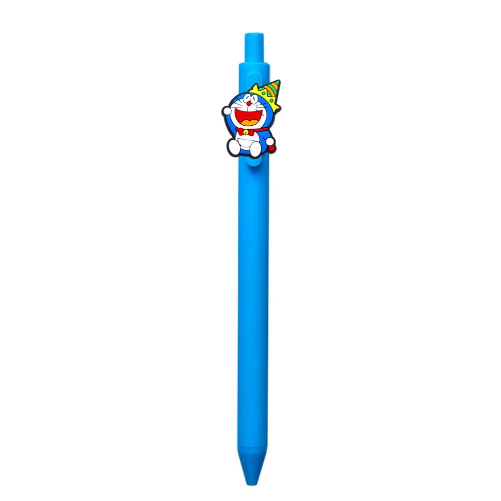 

Doraemon Ballpoint Pens with Soft Rubber Cartoon Stickers - Student & Office Stationery