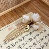 New U Shape Hair Clip Flower Design Alloy Hair Pin Magnolia Elegant Decorative Headwear Hairstyle