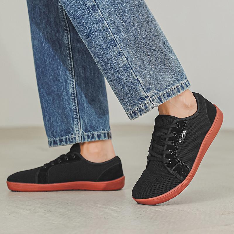 TUINANLE Széles lábujjú cipők Minimalista mezítlábas cipők Unisex Hálós Lélegző Alkalmi Férfi Cipő Kényelmes Kültéri Séta Sport