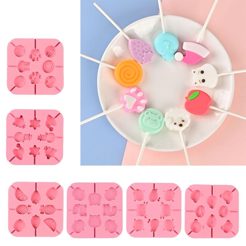 Household Paste Mould Press Baking Utensils Food-grade Silicone Cake Decoration Easy Safe Fruit Animal Cute Shape