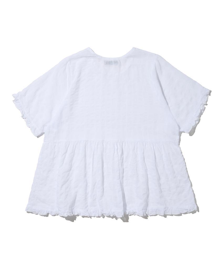 CARGOBROS FOR WOMAN Natural Wrinkle Blouse (White)