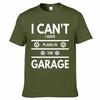 Breathable Teeshirt Summer T Shirt Black I Cant Have Plans In The Garage Hiphop For Him Top Tees Summer Tshirt Casual Tee