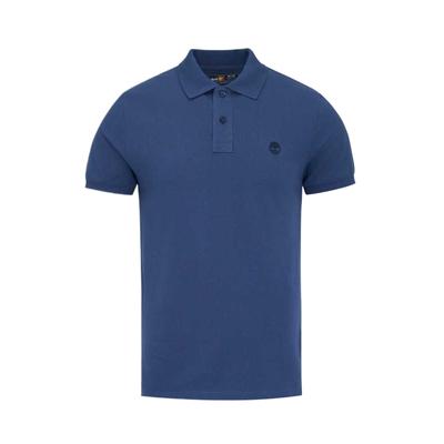Oyster River Solid Simple Polo Shirt Men Tops TB0A2EPMEYO1