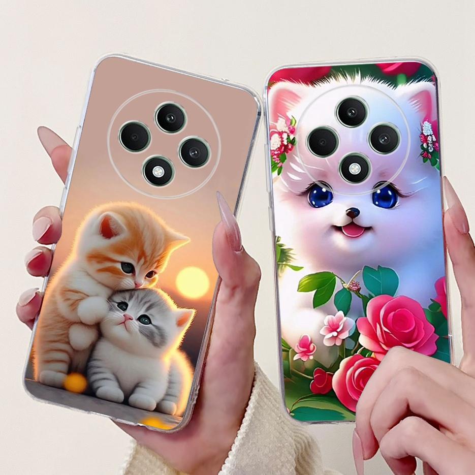 For Oppo Reno 12F 4G Case CPH2687 Stylish Butterfly Painted Cover Soft Silicone Case For Oppo Reno12 F Reno 12 FS Reno12F Bumper