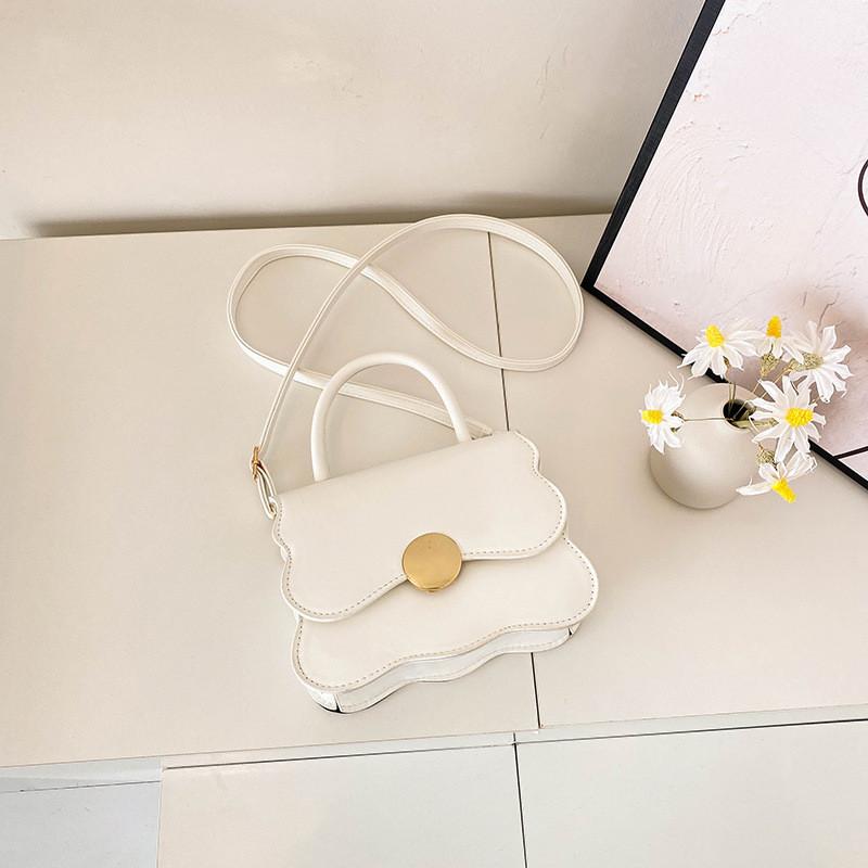 Chic Small Square Crossbody Bag With Soft Pu Material Magnetic Closure For Everyday Use