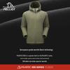 PELLIOT Men's Outdoor Windproof Warm Hooded Fleece Jacket