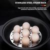 Multifunctional Steel Steaming Egg Rack Dumpling Steamer Accessory Steaming Cooking For Kitchen I5S3