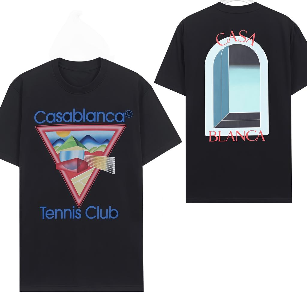 CA SA Loose Oversized New Printed Tshirt 2026 Summer New Unisex Unisex Pure Cotton Oversized Y2K High Quality Brand Street Tshirt