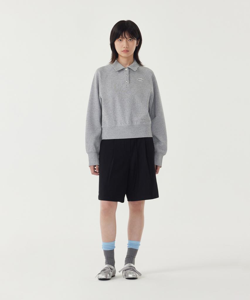 COVERNAT WOMAN Belted Bermuda Shorts Black
