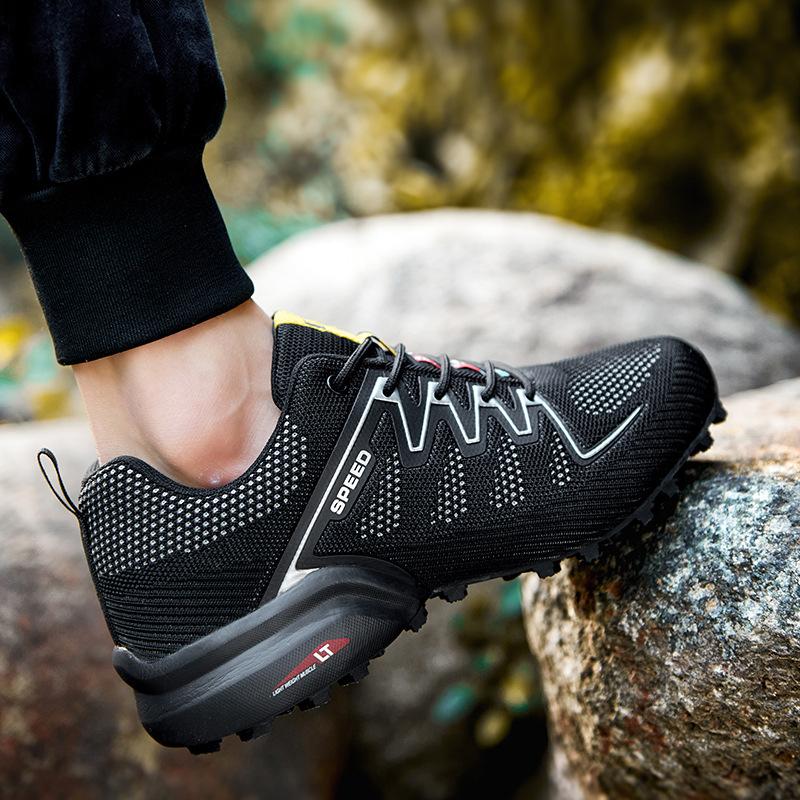 New hiking shoes men's large size 47 breathable non-slip outdoor cycling shoes travel camping off-road hiking shoes