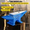 Pro Horn Anvil 30KG/66.1LBS Weight Steel Anvil Blacksmith Blacksmith Anvil, Portable Rugged Cast Iron Anvil Blacksmith Anvil Stable Workbench
