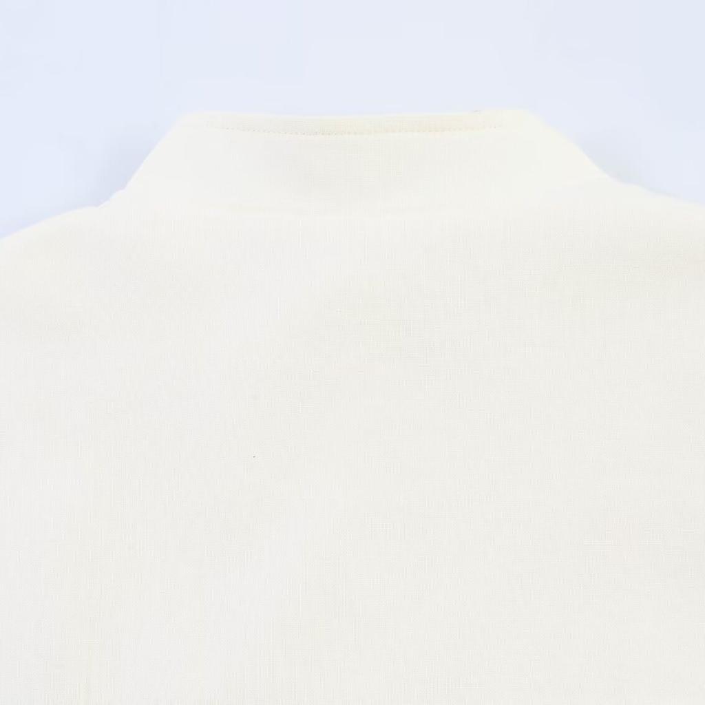 2026 Summer New European and American Cross-border Women's Clothing Street Fashion Linen Knot Button Jacket W021 83066