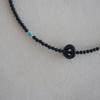 APIOH TINY ONYX NECKLACE