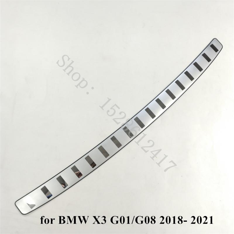 For BMW X3 E82 F25 2011 2012-2017 Stai Scuff Plate/Door Sill Rear Bumper Protector Sill Trunk Tread Plate Trim Accessory