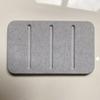 Anti-Slip Diatom Mud Soap Dish Quick-Dry Absorbent Rectangular for Bathroom Countertop Sink Toilet Soap Holder Pad Mat Supplies
