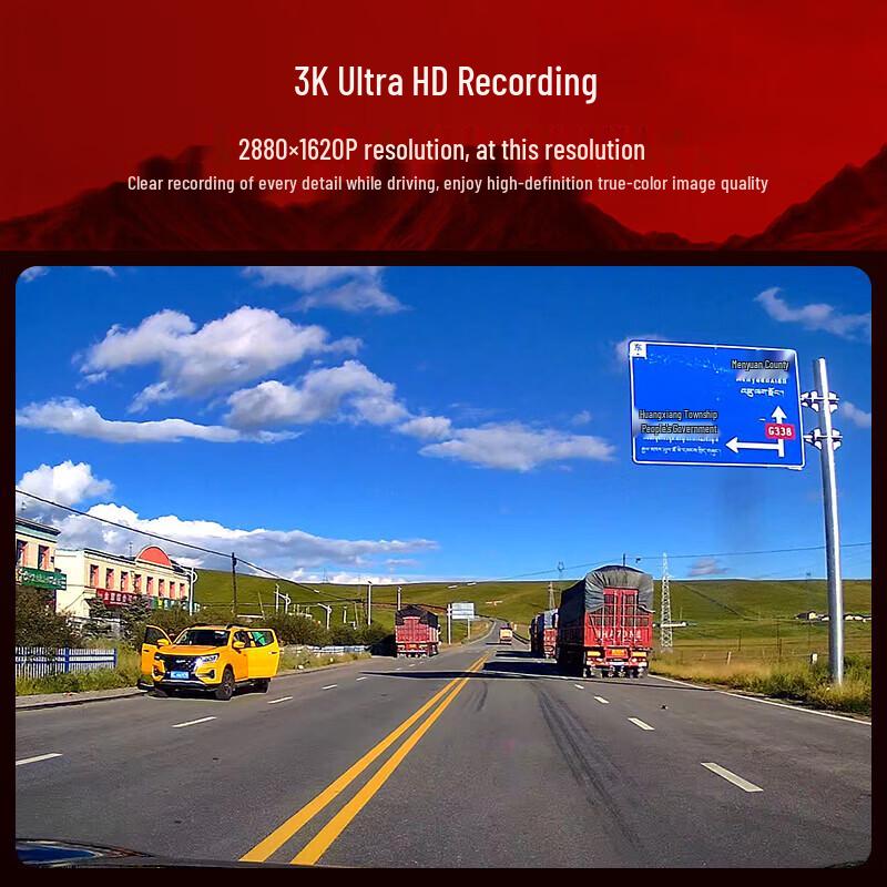 Hikvision C6 Pro+ Dash Cam CN plug (adapter included)