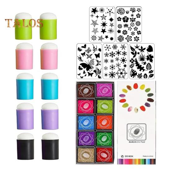 

Набор для рисования пальцами своими руками, губки для пальцев, трафареты для штемпельной подушечки, инструменты для рисования пальцами своими руками для детей и взрослых A