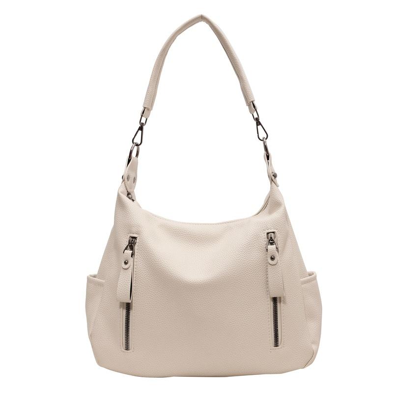 Popular bags women's large-capacity new autumn and winter versatile retro shoulder messenger bag textured bucket bag