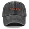 Duck Tongue Hat Chance Letter Embroidered Baseball Hat Washed Old Sun Visor Hat