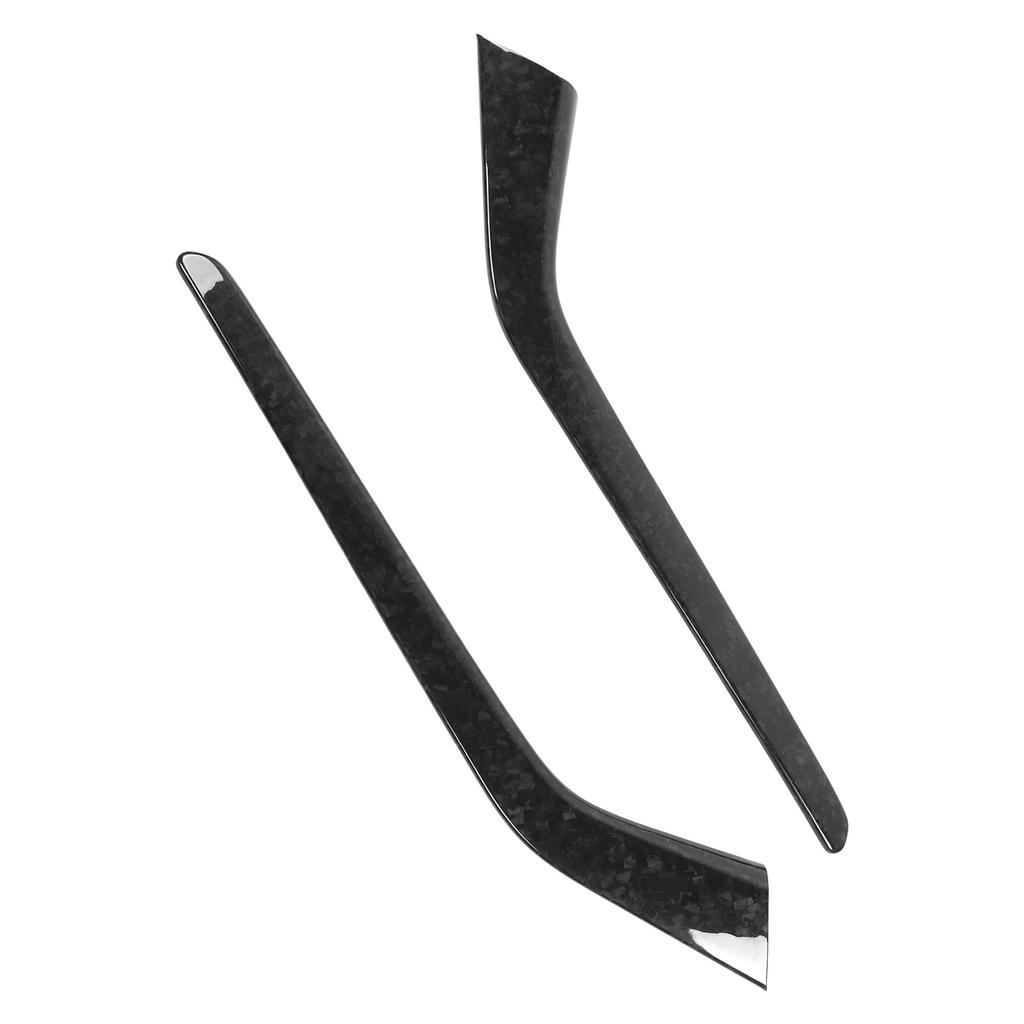 2Pcs Console Gear   Side Trim Strip Cover Carbon   Decor Fit for     2018‑2021