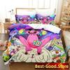 3D The Midnight Gospel Parallel Bars Bedding Set Printed With Pillowcase Bed Duvet Cover Soft Queen King Size Bedclothes Home