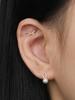 Minimalpiercing 14K Mini Pearl Point Piercing Earrings