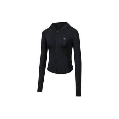 City Outdoor Series Solid Color Zip-Up Hooded Breathable Sun Protection Jacket Women Jackets Basic-Black 962427701-6