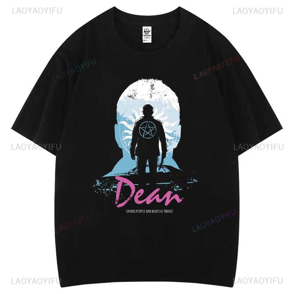 Klasické Vintage Filmové Nadpřirozené Tričko Ženy Muži Komiks Vysoce Kvalitní Bavlna Ležérní Top Dámské Harajuku Streetwear Oblečení
