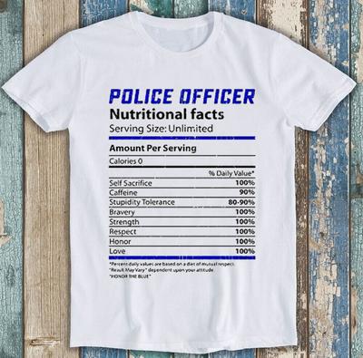 Police Officer Veteran Cop Sheriff Retirement Medicine Funny Tee T Shirt 2130