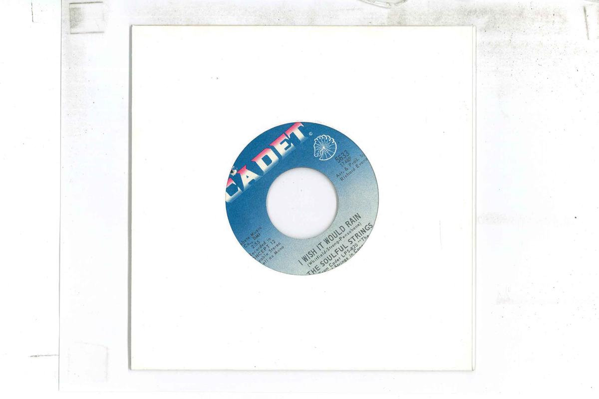 

7inch Record SOULFUL STRINGS - I Wish It Would Rain 5633 CADET 1969 US Soul/Funk Used