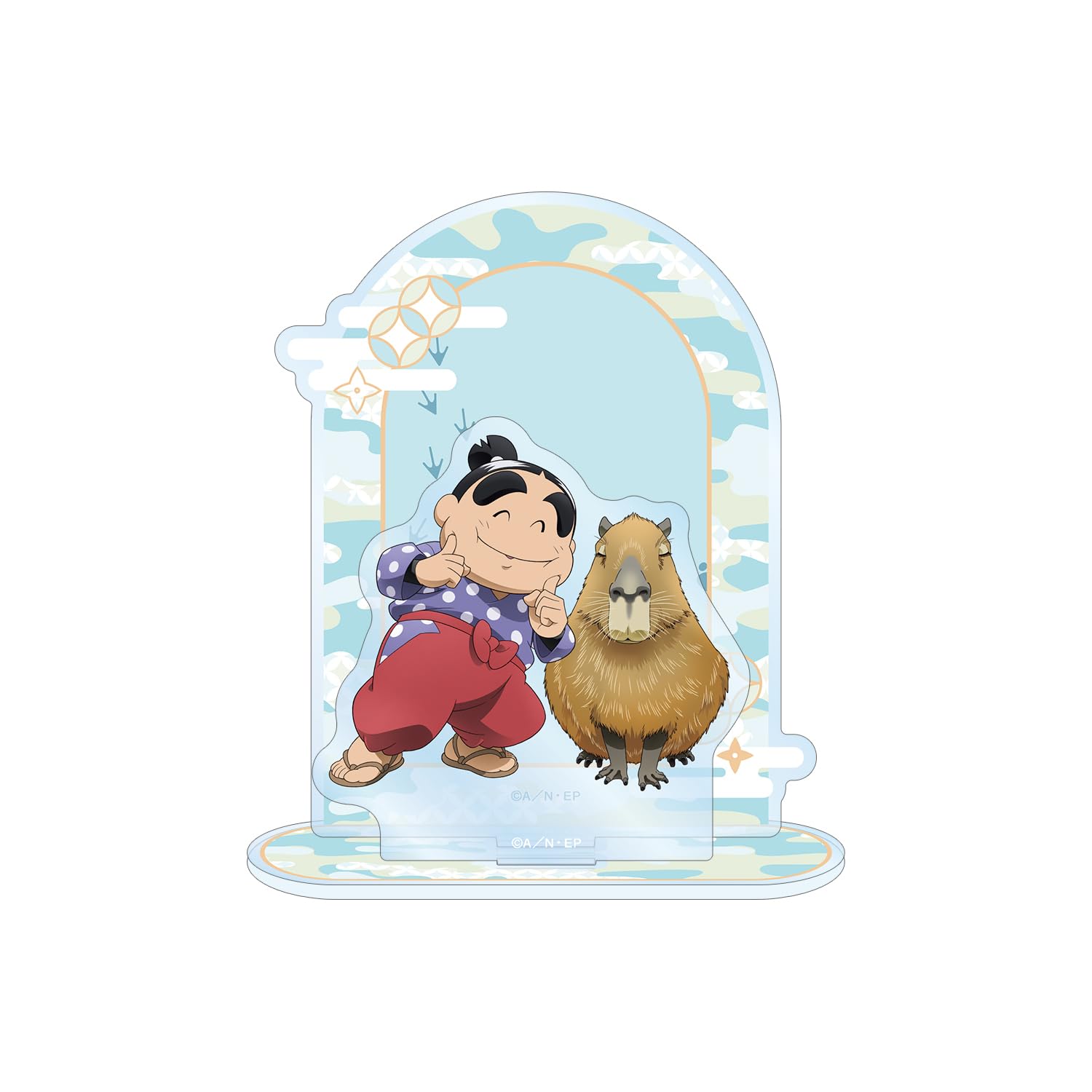 Оригинальная иллюстрация Нинтама Рантаро: Синбей Фукутоми, Практика разведения для всех Вер. Большая акриловая подставка