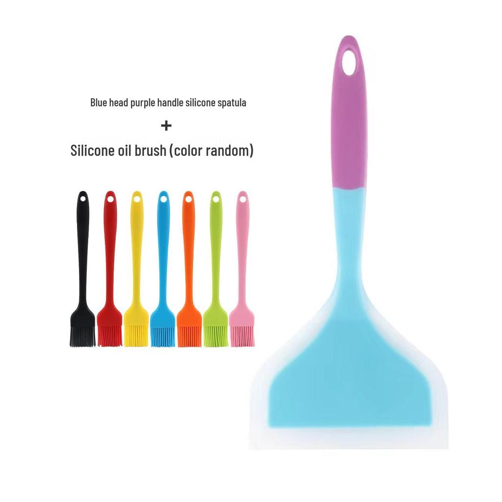 Tamagoyaki Non-Stick Silicone Spatula – Wide Surface, Anti-Slip, Anti-Scald Kitchen Tool.