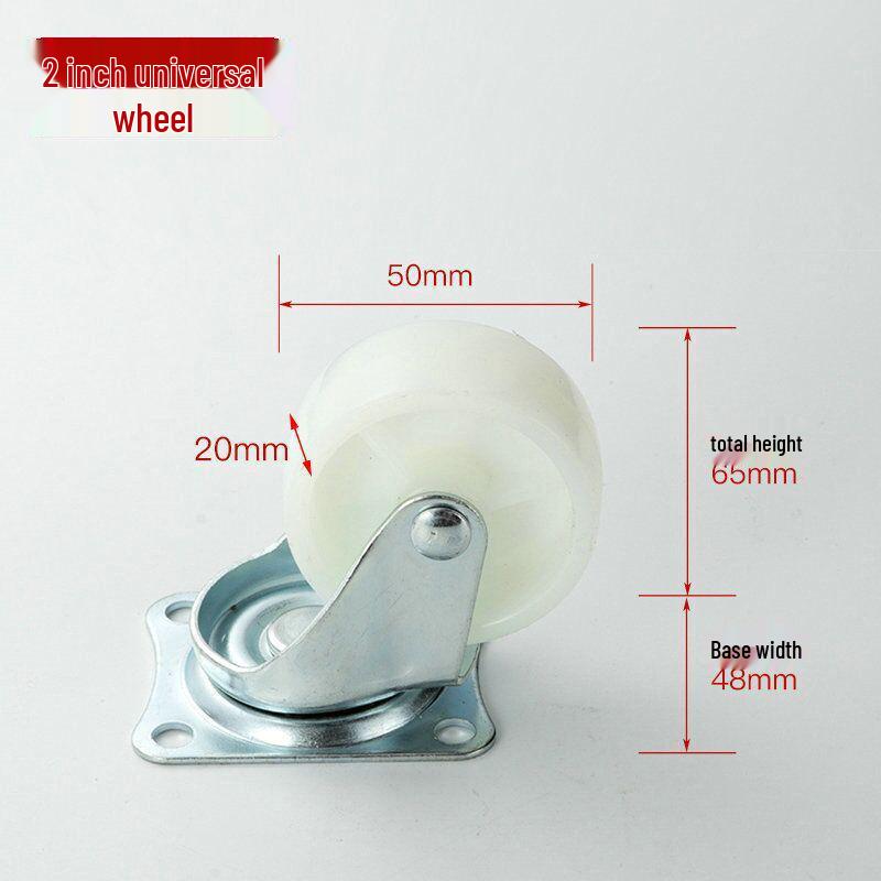 Univerzální kolečko na nábytek - Lehké, velikosti 1”-2” pro květináče, postele a zásuvky