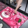 Strawberry Bear Bathroom Non-slip Mat Absorbent Quick-drying Mat for Bathroom Door Household Dirty-resistant Diatom Mud Mat