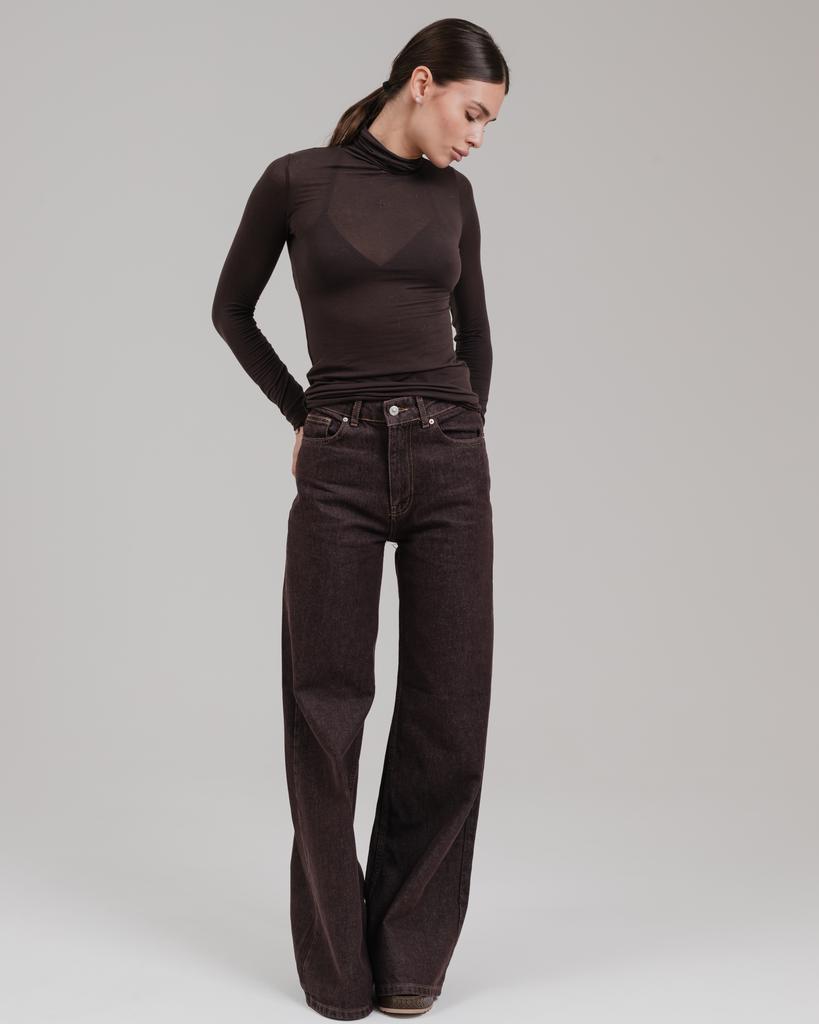 Women's Jeans Dilvin 72033 34 Brown