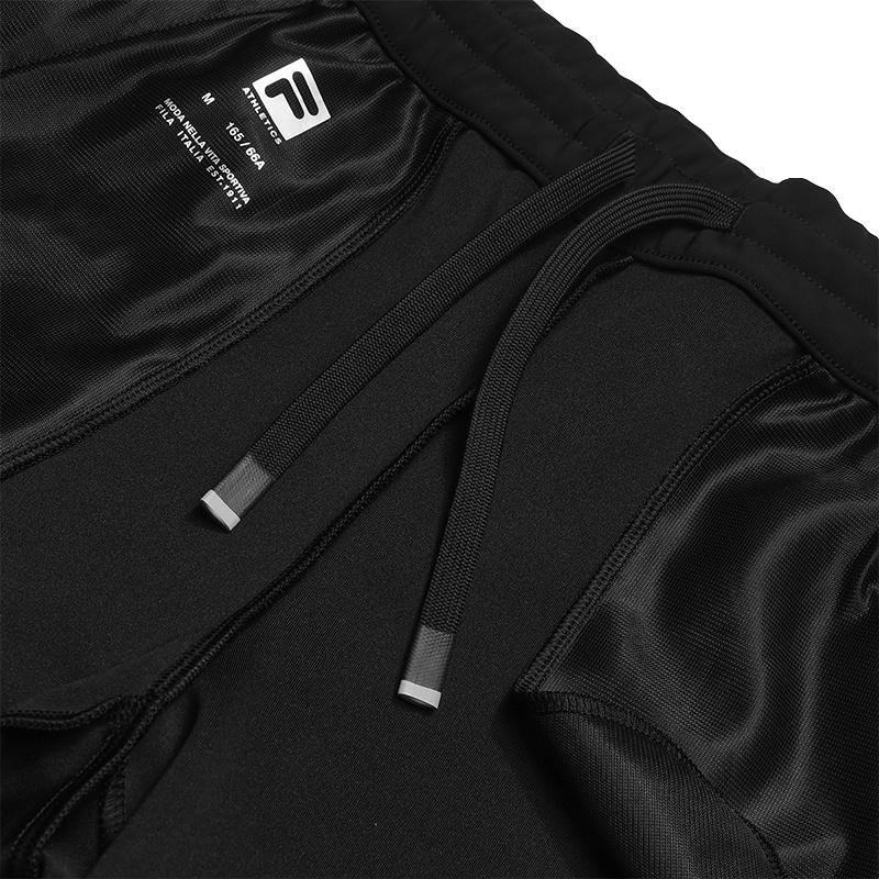 Fila Fitness Series Fashion Classic Minimalist Personality Trendy Training Casual Versatile Comfortable Knitted Sports Pants A11W611617FBK