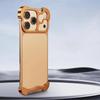 Für iPhone 17 Pro/Pro Max Rahmenhülle mit unregelmäßigem Anti-Fingerabdruck-Eckpolster