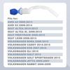Windshield Washer Fluid Reservoir Pipe Cap Compatible with Eos Golf Bora GLI Jet