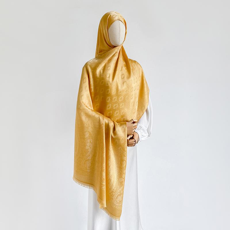 Women Paisley Bohemia Jacquard Pashmina Hijab Scarf Luxury Brand Long Muslim Cashmere Shawl Female Foulard Soft Turban Headband