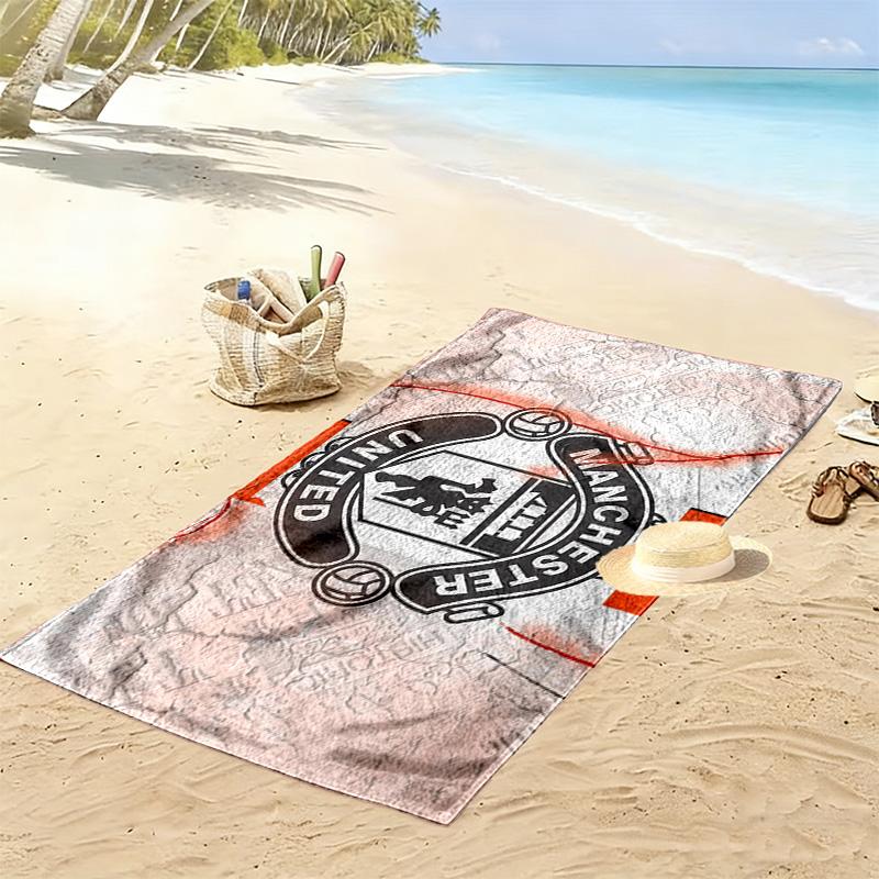 Manchester United2 Print Beach Towel, Large Soft Quick Dry Towel for Beach Camping Swimming